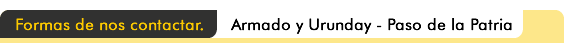 Solar del Paso - Contacto